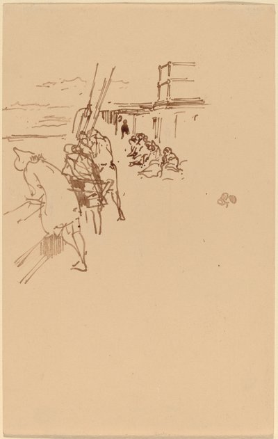 Op Zee door James Abbott McNeill Whistler