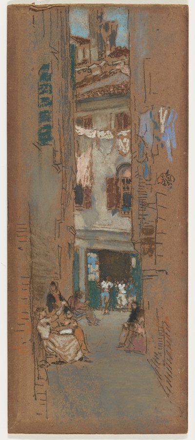 Kralenrijgers door James Abbott McNeill Whistler