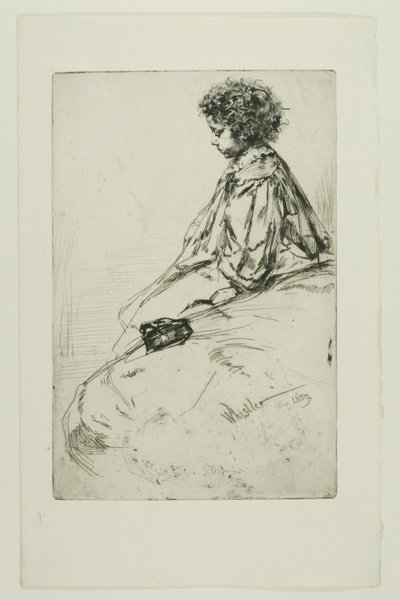 Bibi Lalouette door James Abbott McNeill Whistler