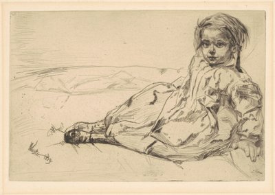 Bibi Valentin door James Abbott McNeill Whistler