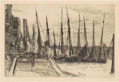 Billingsgate door James Abbott McNeill Whistler
