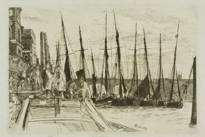 Billingsgate door James Abbott McNeill Whistler