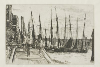 Billingsgate door James Abbott McNeill Whistler