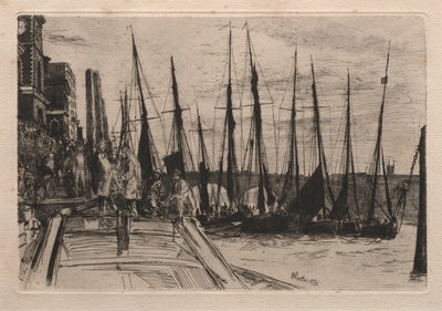 Billingsgate door James McNeill Whistler
