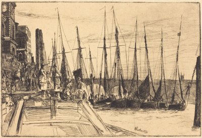 Billingsgate door James McNeill Whistler