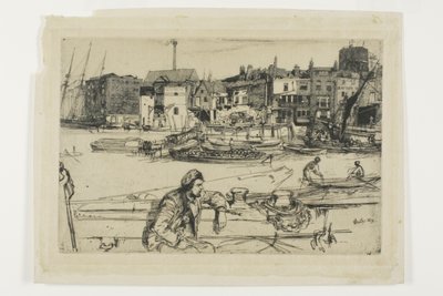Black Lion Wharf door James Abbott McNeill Whistler