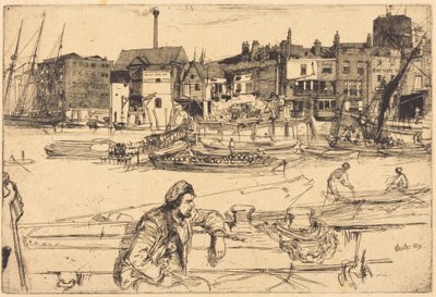Black Lion Wharf door James McNeill Whistler