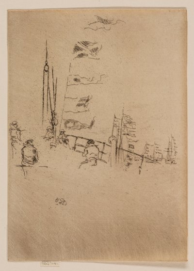 Vlaggetjes door James Abbott McNeill Whistler