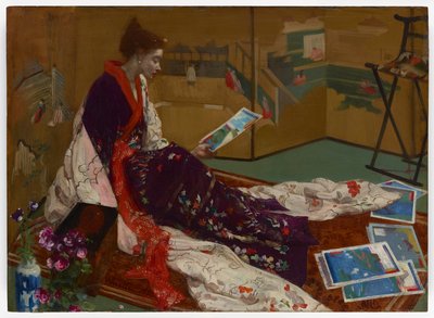 Caprice in Paars en Goud: Het Gouden Scherm door James Abbott McNeill Whistler