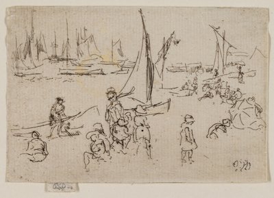 Kinderen, Portsmouth door James Abbott McNeill Whistler