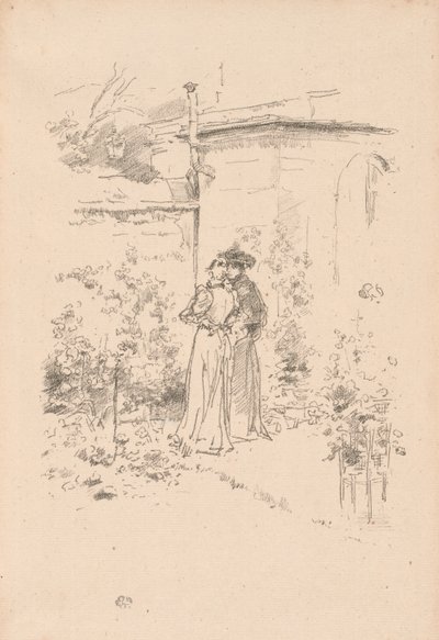 Vertrouwelijkheden in de tuin door James Abbott McNeill Whistler