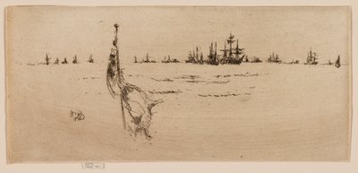 De vlag dompelen door James Abbott McNeill Whistler