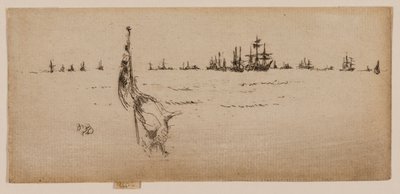 De vlag dompelen door James McNeill Whistler
