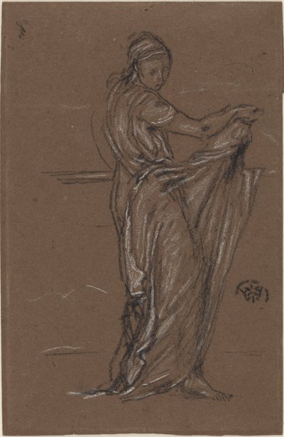 Geklede Vrouwelijke Figuur door James Abbott McNeill Whistler