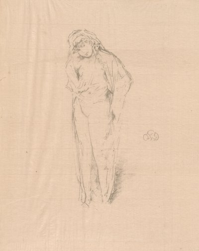 Geklede Figuur, Staand door James Abbott McNeill Whistler