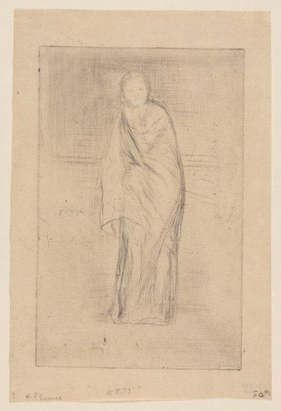 Gekleed Model door James Abbott McNeill Whistler