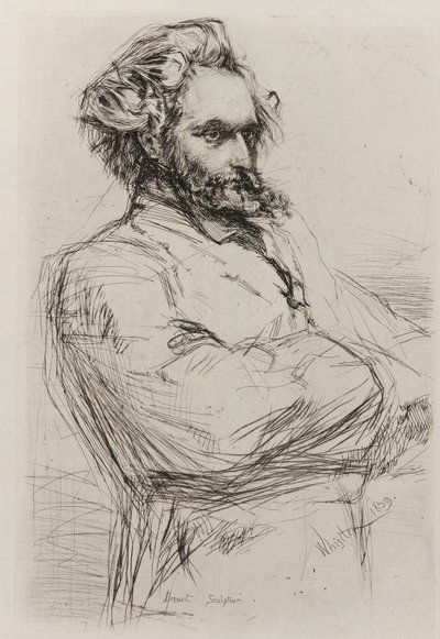 Drouet door James Abbott McNeill Whistler