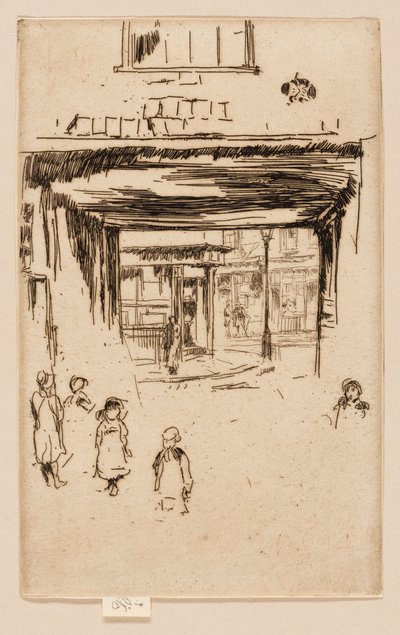 Drury Lane door James Abbott McNeill Whistler
