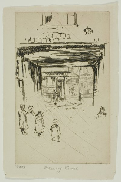Drury Lane door James McNeill Whistler