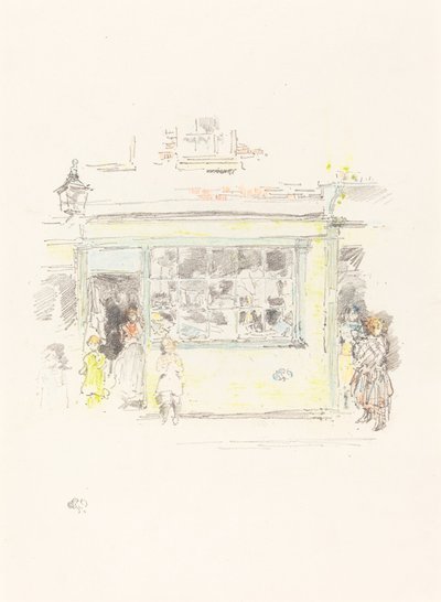 Drury Lane Lompen door James Abbott McNeill Whistler