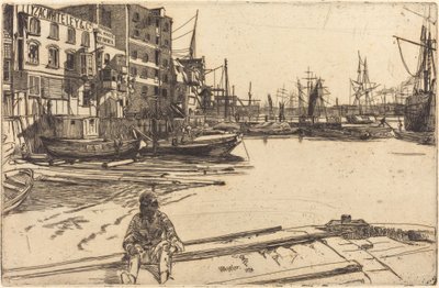 Eagle Wharf door James Abbott McNeill Whistler