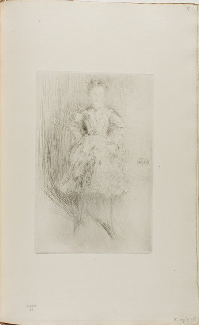 Elinor Leyland door James Abbott McNeill Whistler