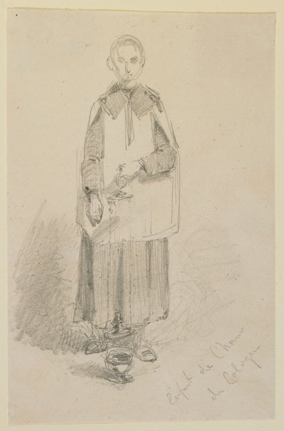 Enfant de Choeur de Cologne door James Abbott McNeill Whistler