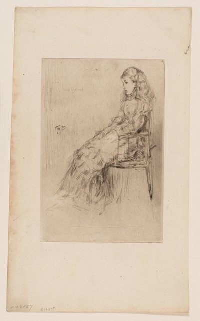 Fanny Leyland door James Abbott McNeill Whistler