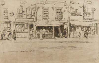 Viswinkel, Chelsea door James Abbott McNeill Whistler