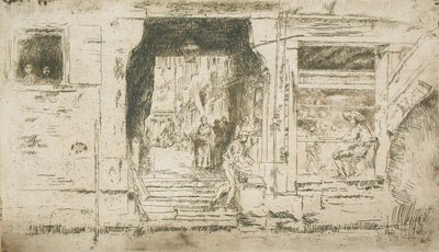 Viswinkel, Venetië door James McNeill Whistler