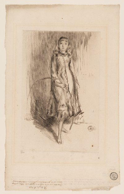 Florence Leyland door James Abbott McNeill Whistler