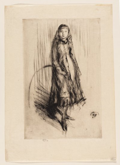 Florence Leyland door James McNeill Whistler