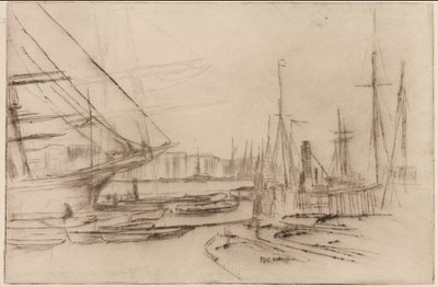 Van Billingsgate door James Abbott McNeill Whistler