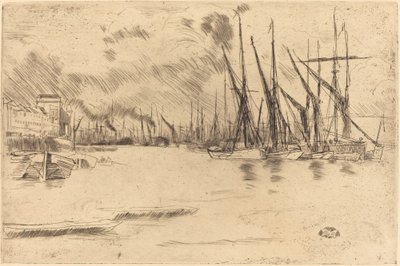 Van Pickle-Herring Trappen door James Abbott McNeill Whistler