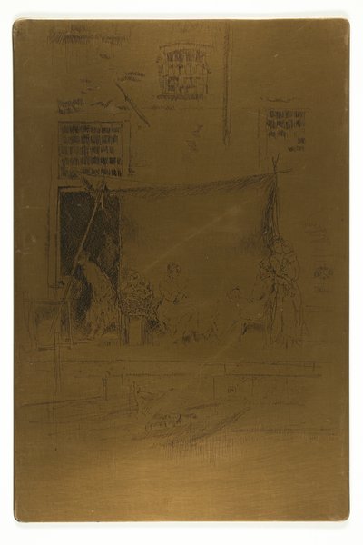 Fruitkraam door James Abbott McNeill Whistler