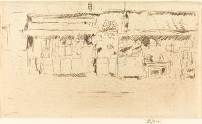 Meubelwinkel door James Abbott McNeill Whistler