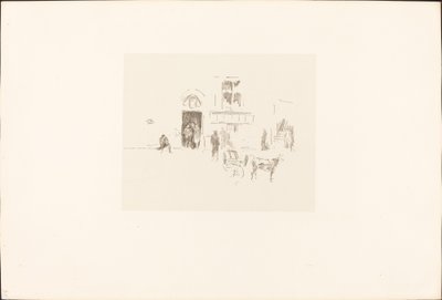Gaiety Toneel Deur door James Abbott McNeill Whistler