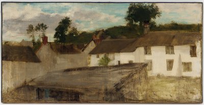Groen en Zilver: De Devonshire Cottages door James Abbott McNeill Whistler