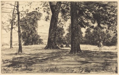 Greenwich Park door James McNeill Whistler