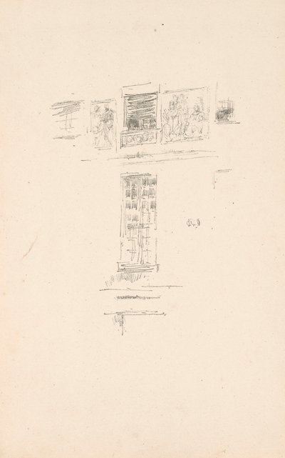 Hotel Colbert, Ramen door James McNeill Whistler