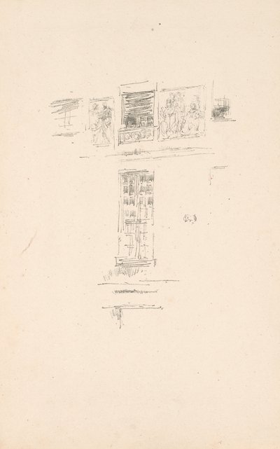 Hotel Colbert, Ramen door James McNeill Whistler