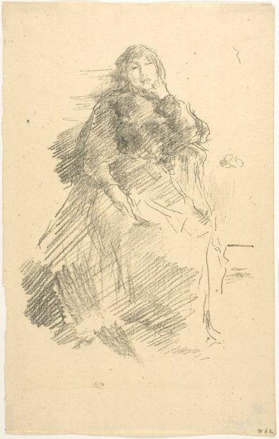 La Belle Dame Paresseuse door James Abbott McNeill Whistler