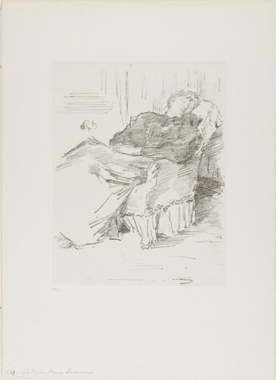La Belle Dame endormie door James Abbott McNeill Whistler
