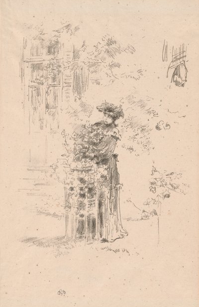 La Belle Jardinière door James Abbott McNeill Whistler