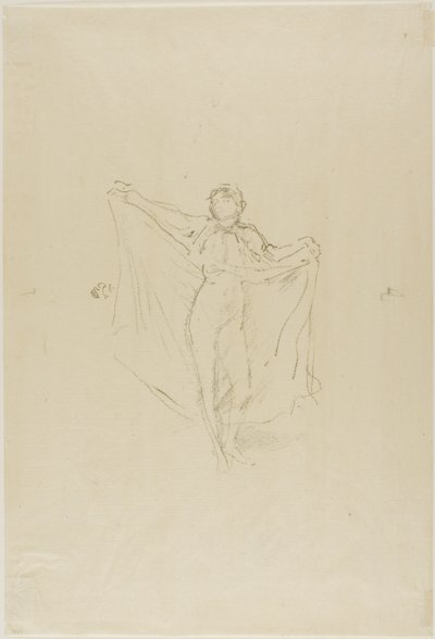 De Danseres: Een Studie van het Naakt door James Abbott McNeill Whistler