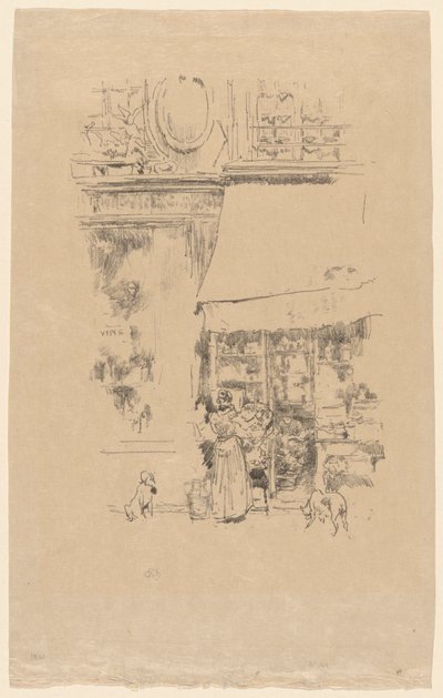 La Fruitière de la rue de Grenelle door James McNeill Whistler