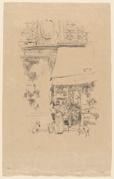 La Fruitière de la rue de Grenelle door James Abbott McNeill Whistler