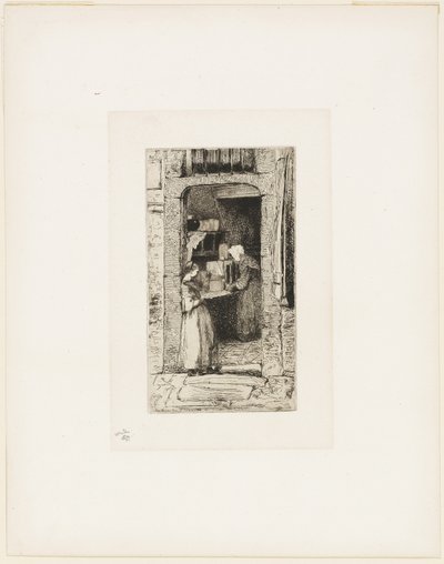 La Marchande de Moutarde (De mosterdverkoper) door James Abbott McNeill Whistler