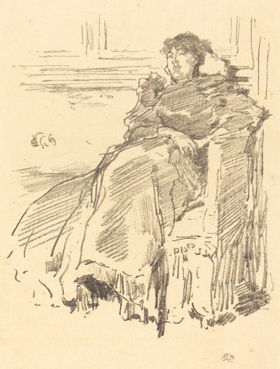 De Rode Jurk door James Abbott McNeill Whistler