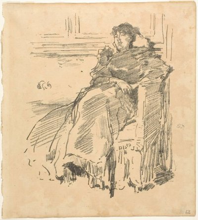 De Rode Jurk door James Abbott McNeill Whistler
